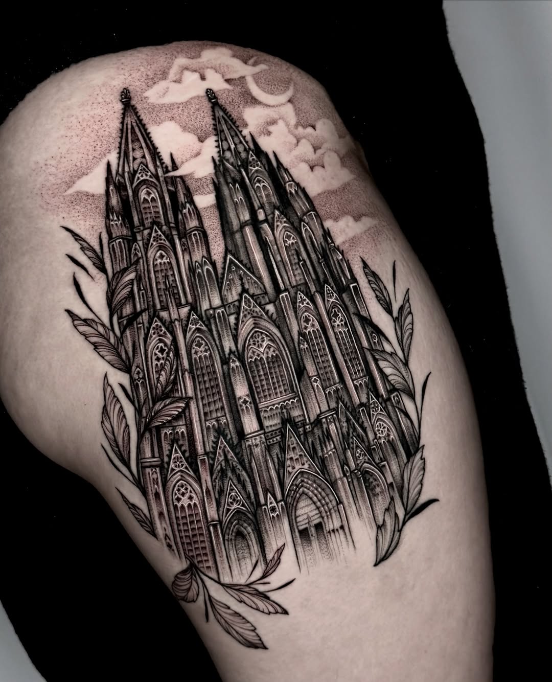 Tattoo by @kathrynsemusart — illustrative, black_and_grey