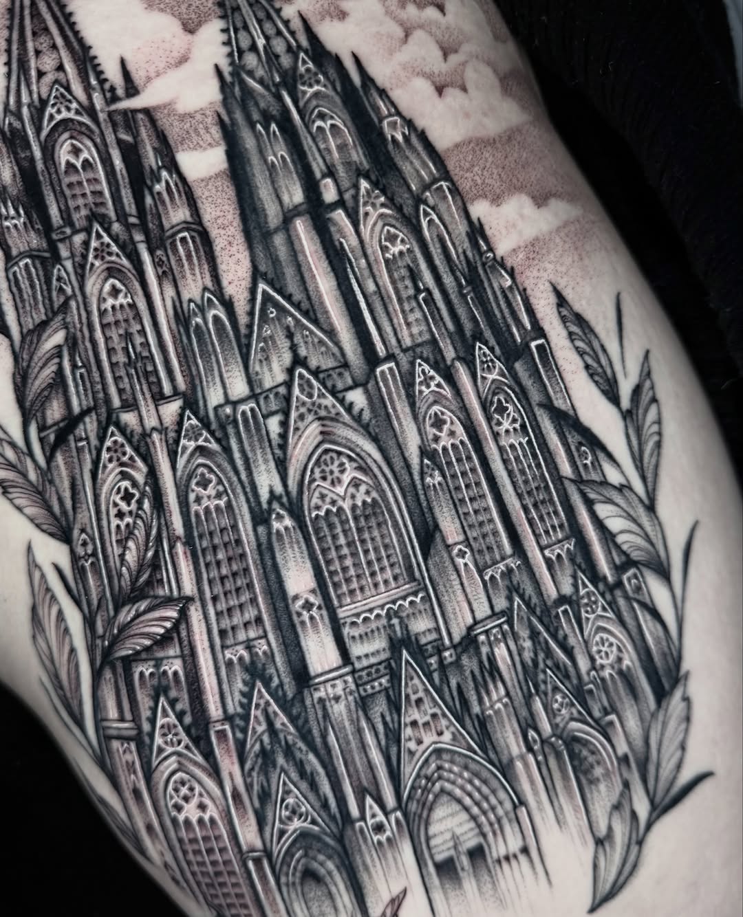 Tattoo by @kathrynsemusart — black_and_grey, illustrative