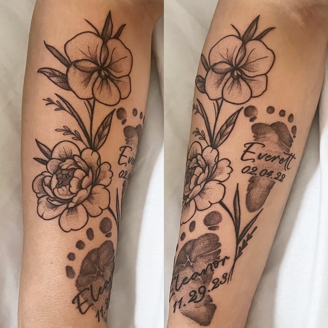 Tattoo by @ink.myth โ black_and_grey, lettering_script