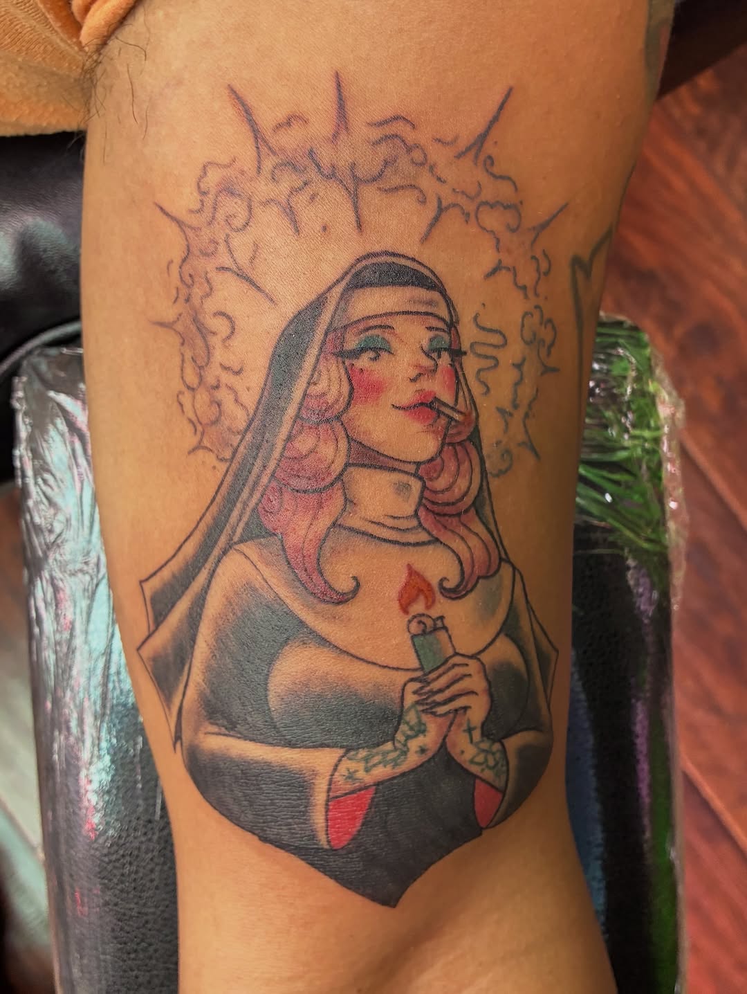 Tattoo by @elliotjayetattoos — neo_traditional, chicano