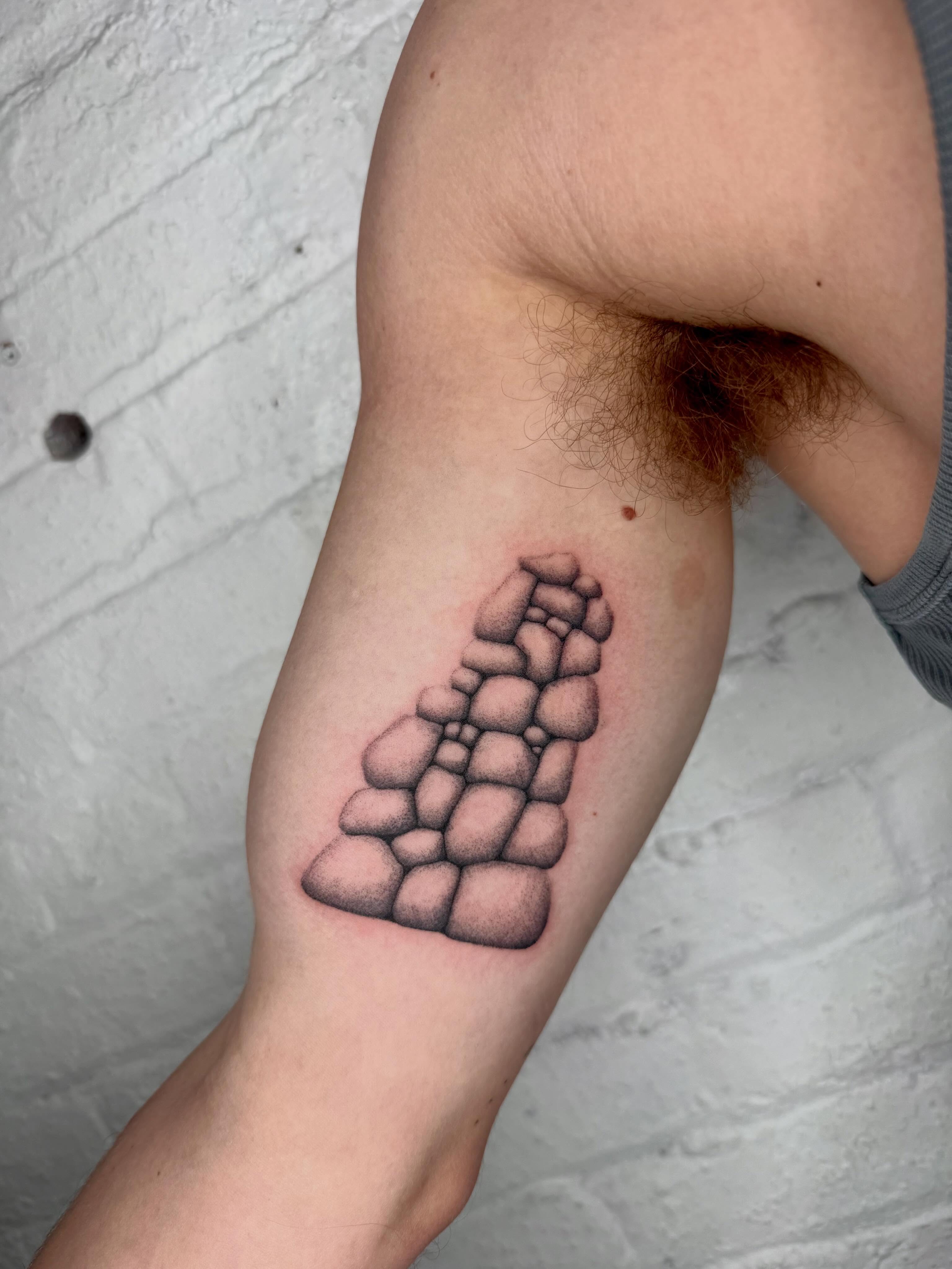 Tattoo by @el_kenny_ — dotwork, black_and_grey