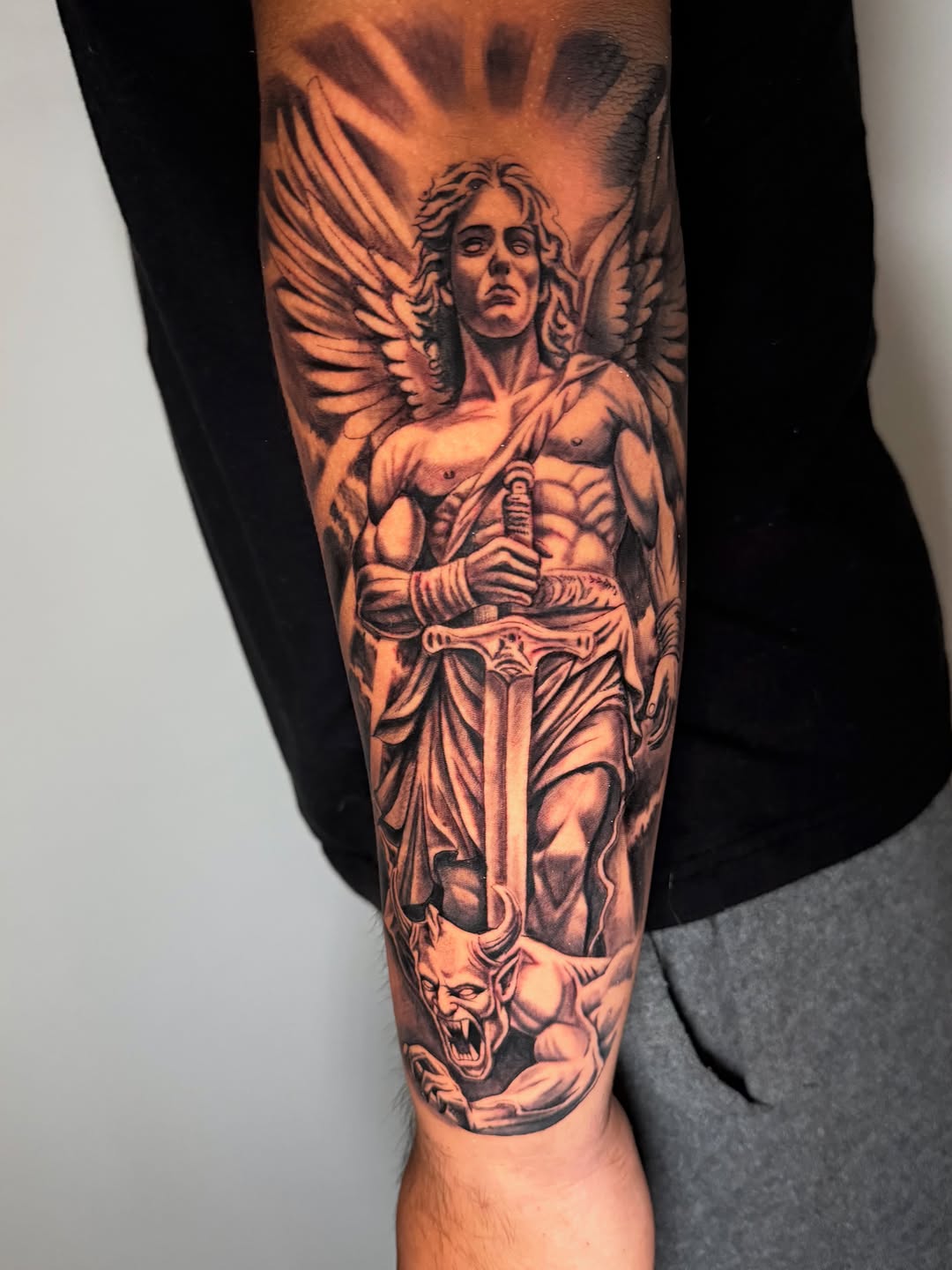 Tattoo by @inkzombi — realism, black_and_grey