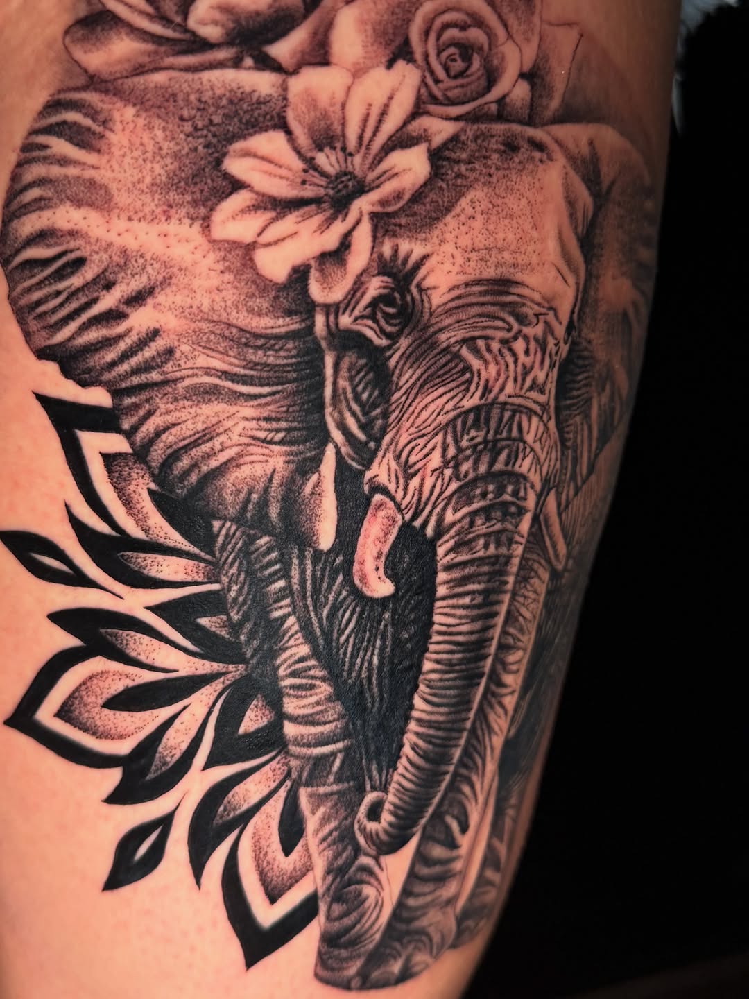 Tattoo by @inkzombi — realism, black_and_grey