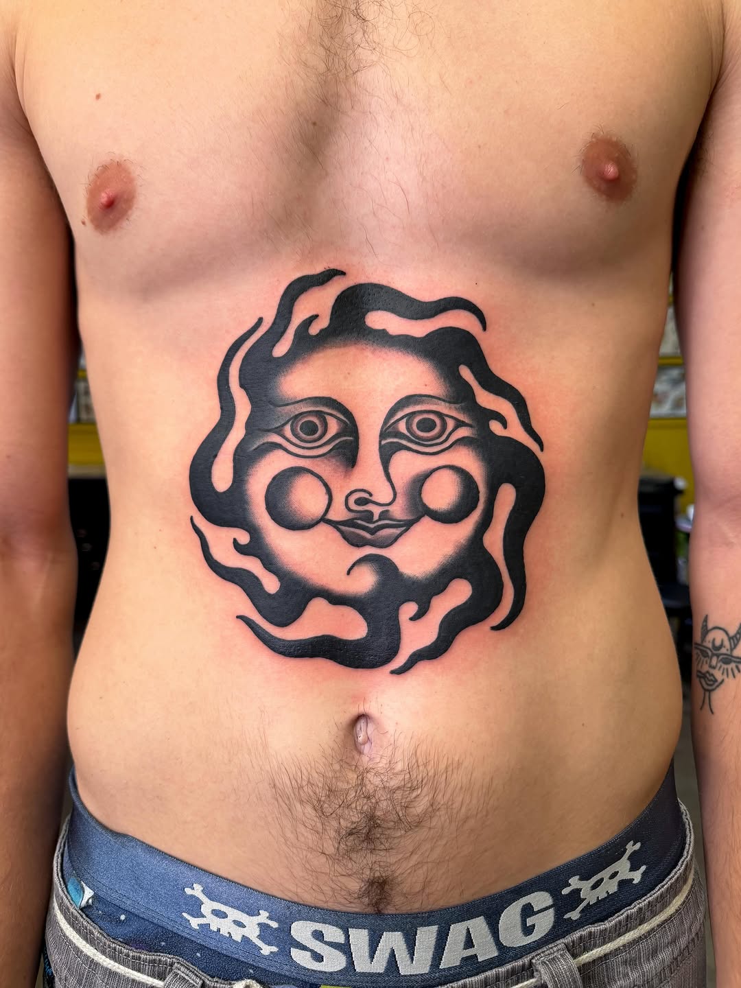 Tattoo by @dannyreedtattoo — blackwork