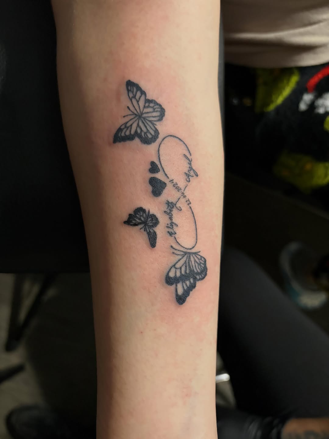 Tattoo by @tattooqueen90 — fine_line, lettering_script