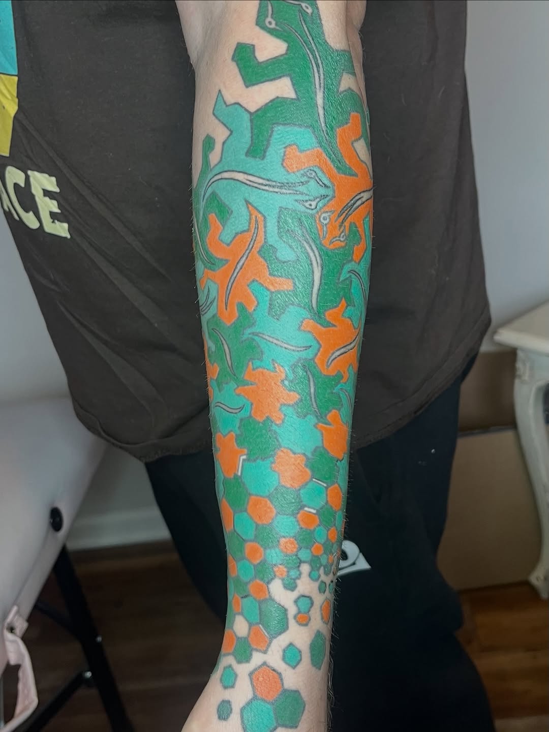 Tattoo by @brokenkrystals β geometric, illustrative
