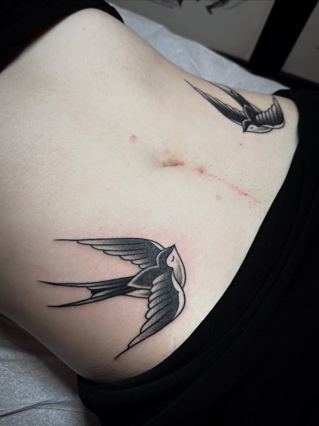 Tattoo by @tattoos.by.ang — american_traditional, black_and_grey