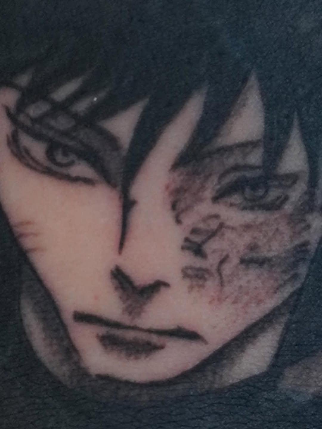 Tattoo by @hallowcream — anime, illustrative