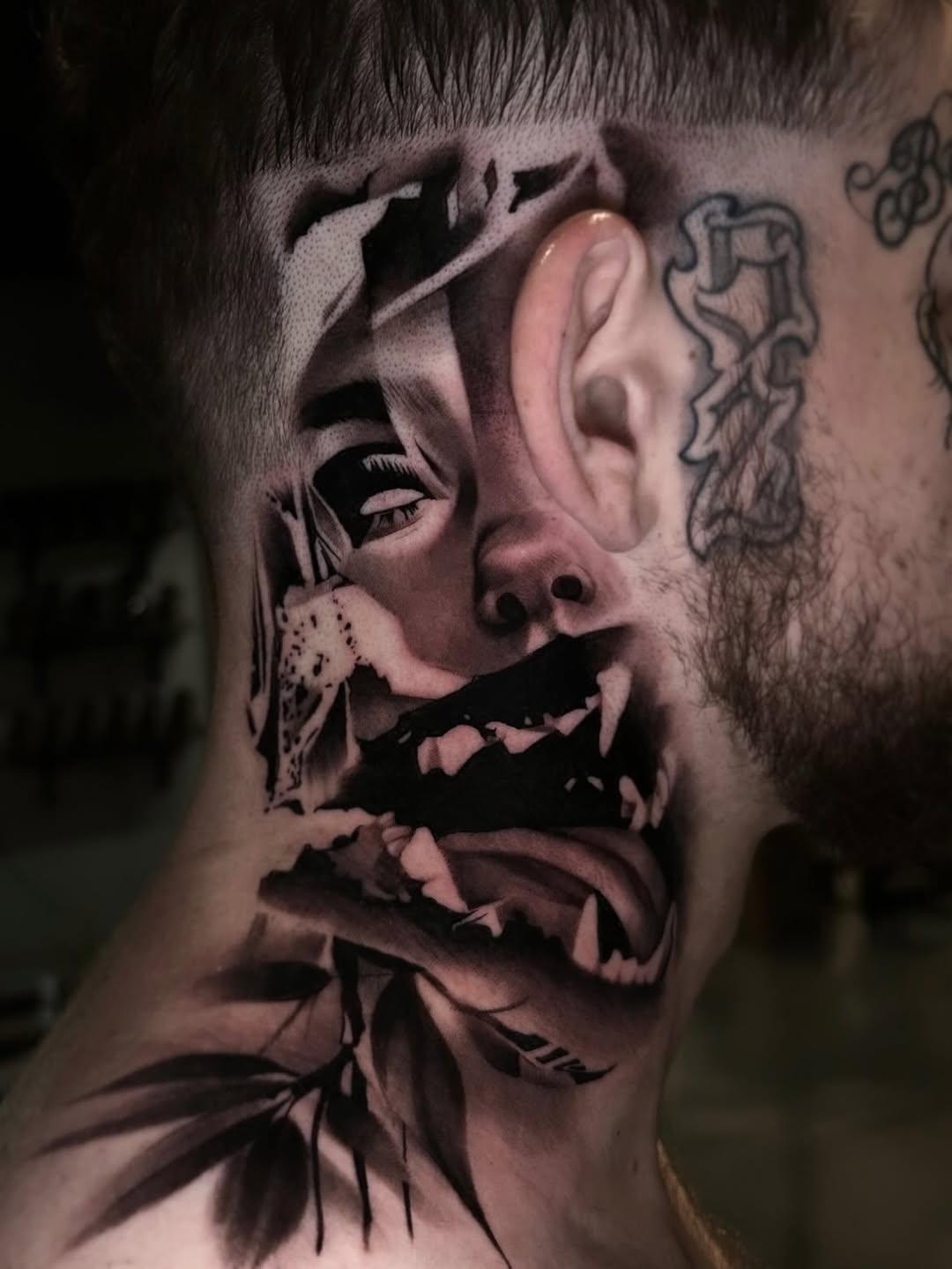 Tattoo by @cxrsmeiertattoos — black_and_grey, realism