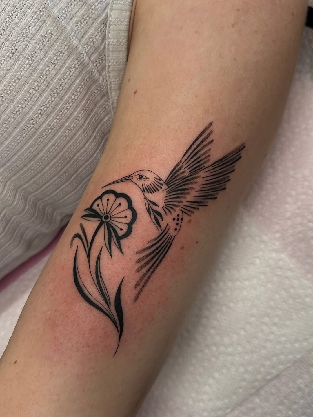 Tattoo by @ash.elrey — fine_line, black_and_grey