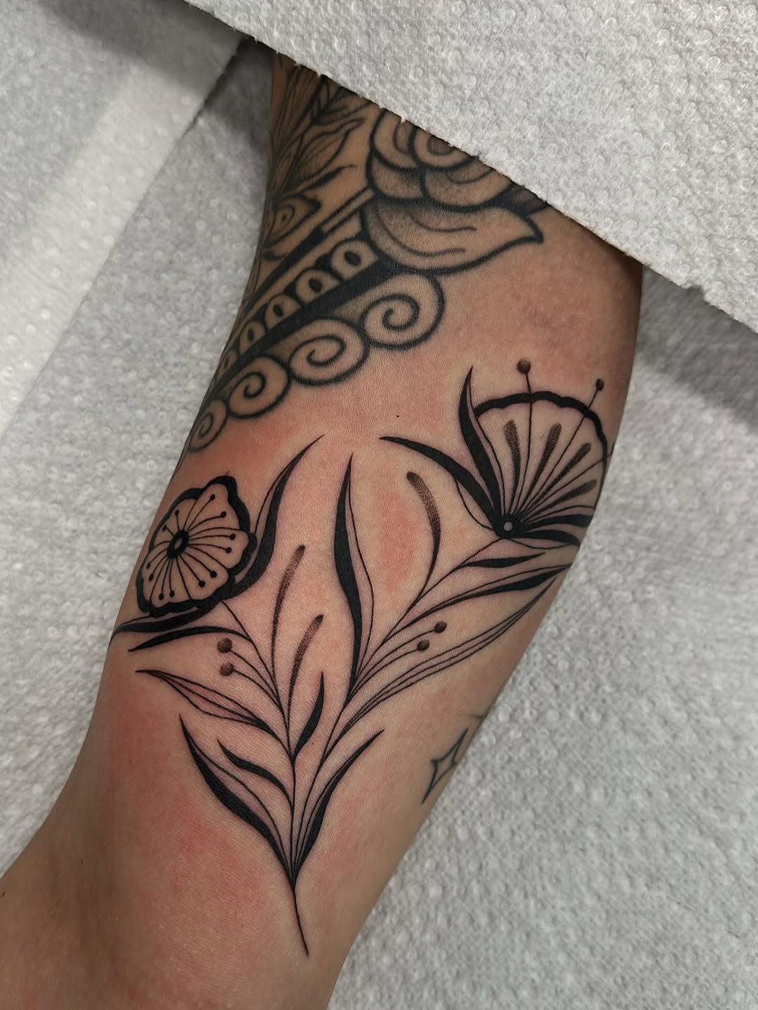Tattoo by @ash.elrey — fine_line, black_and_grey