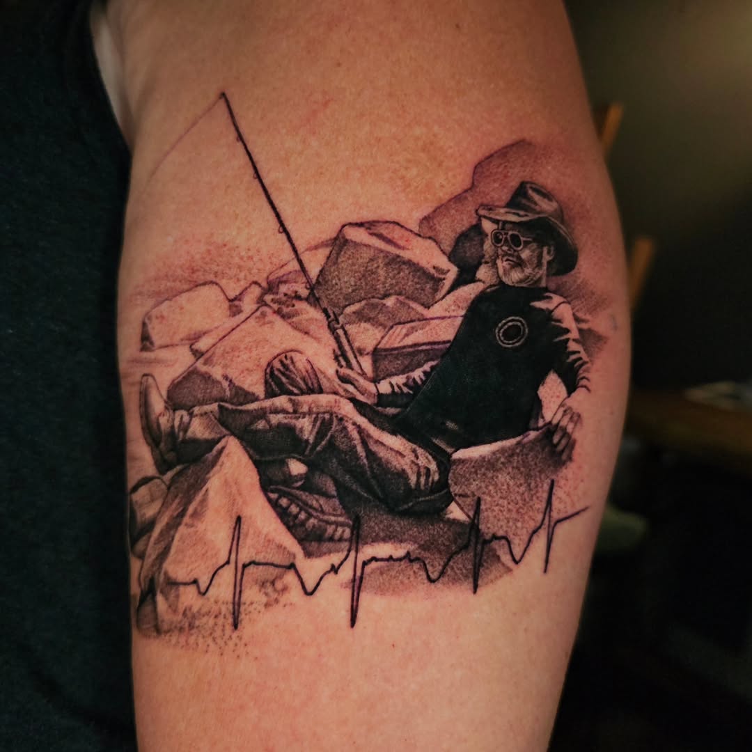 Tattoo by @tattoosmadebysomeone — realism, black_and_grey