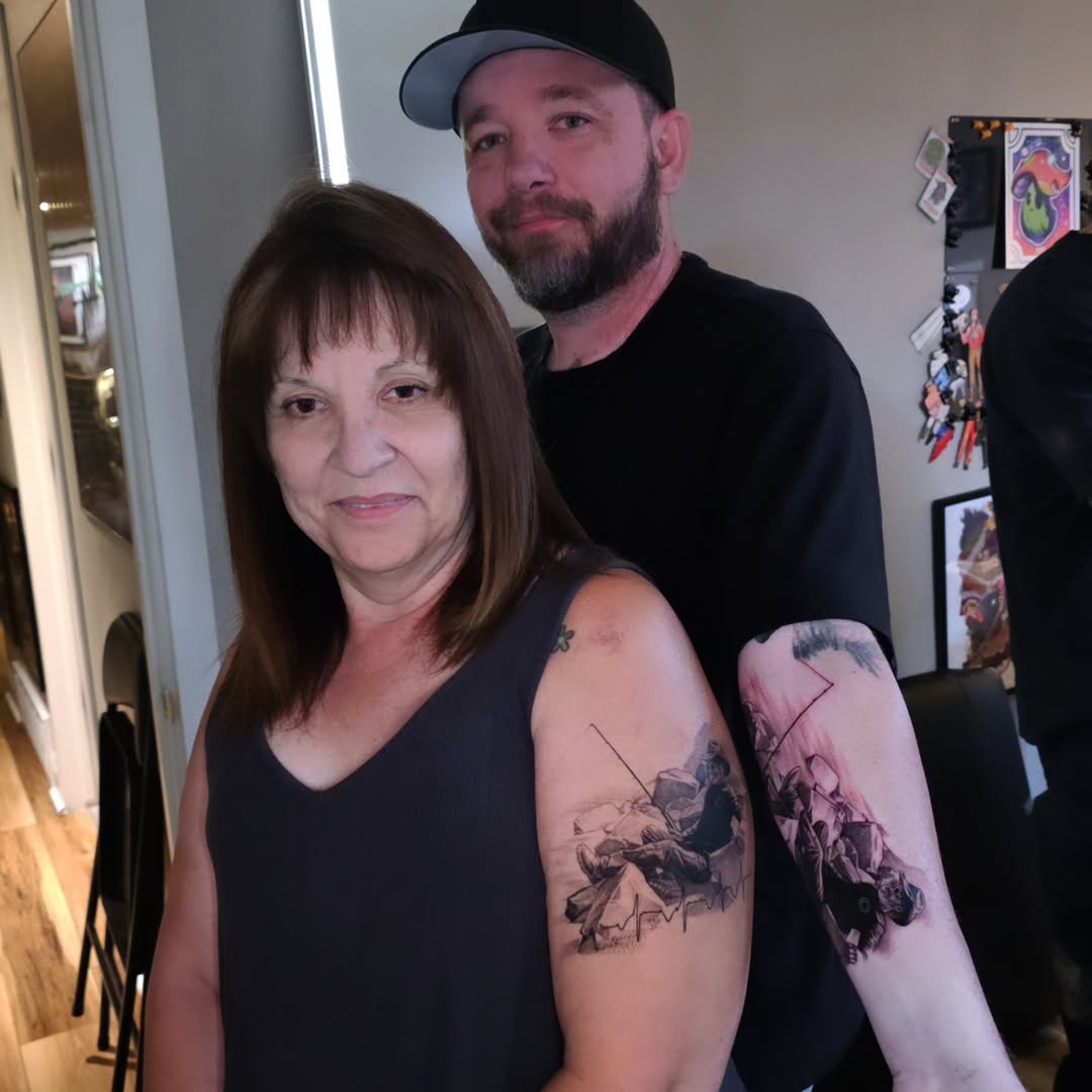 Tattoo by @tattoosmadebysomeone — black_and_grey, realism