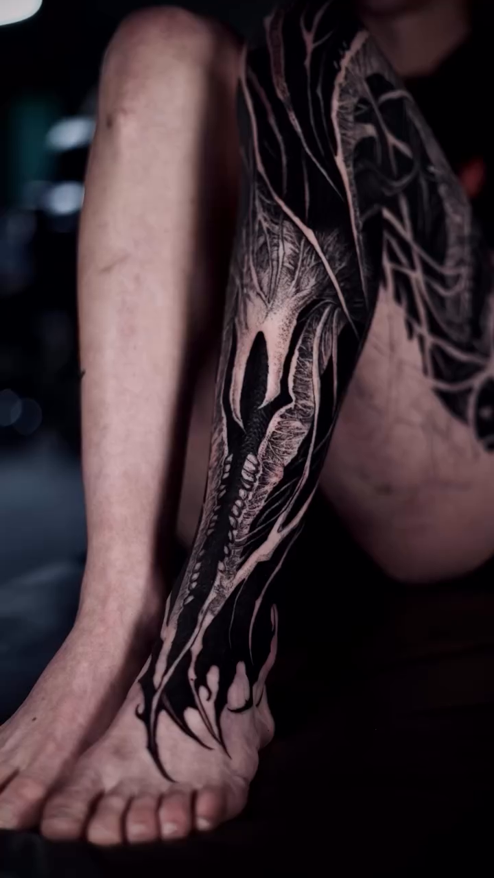 Tattoo by @sflpczk — blackwork, ornamental