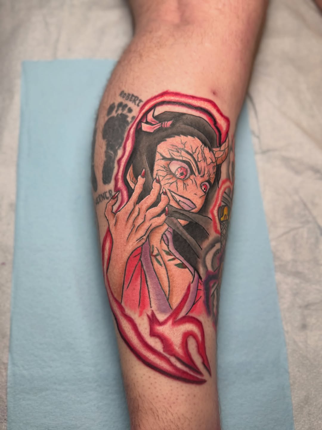Tattoo by @tberrytattoos โ anime, new_school