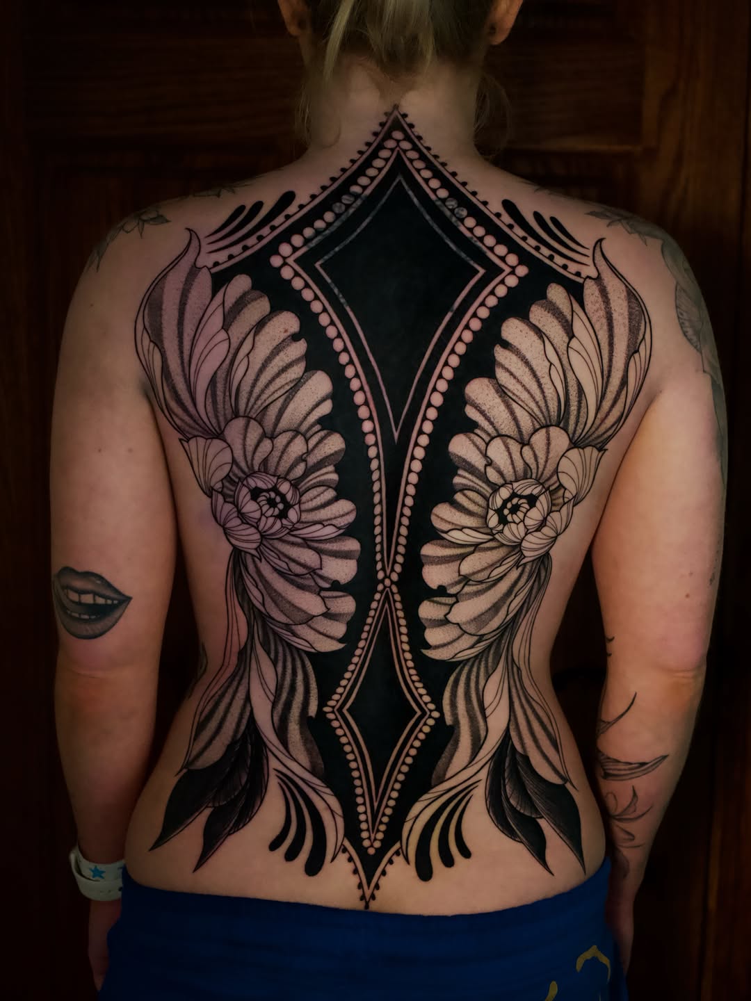 Tattoo by @aries.inkz โ blackwork, ornamental