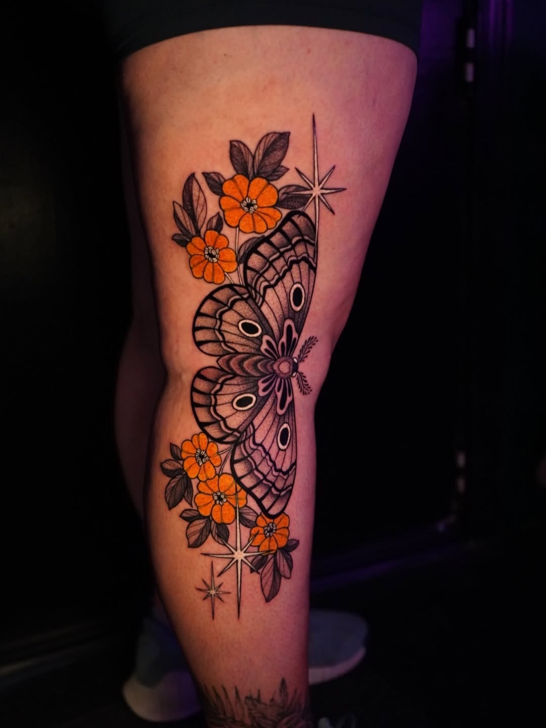 Tattoo by @aries.inkz โ black_and_grey, neo_traditional