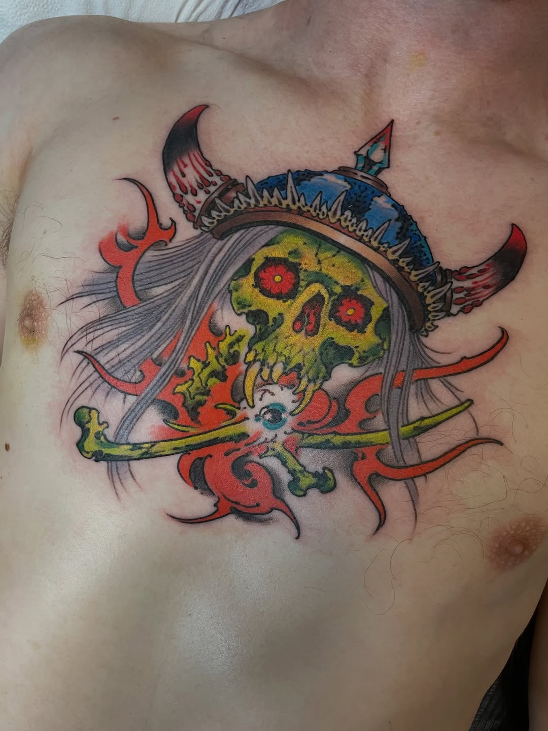 Tattoo by @billyhaines — new_school, trash_polka
