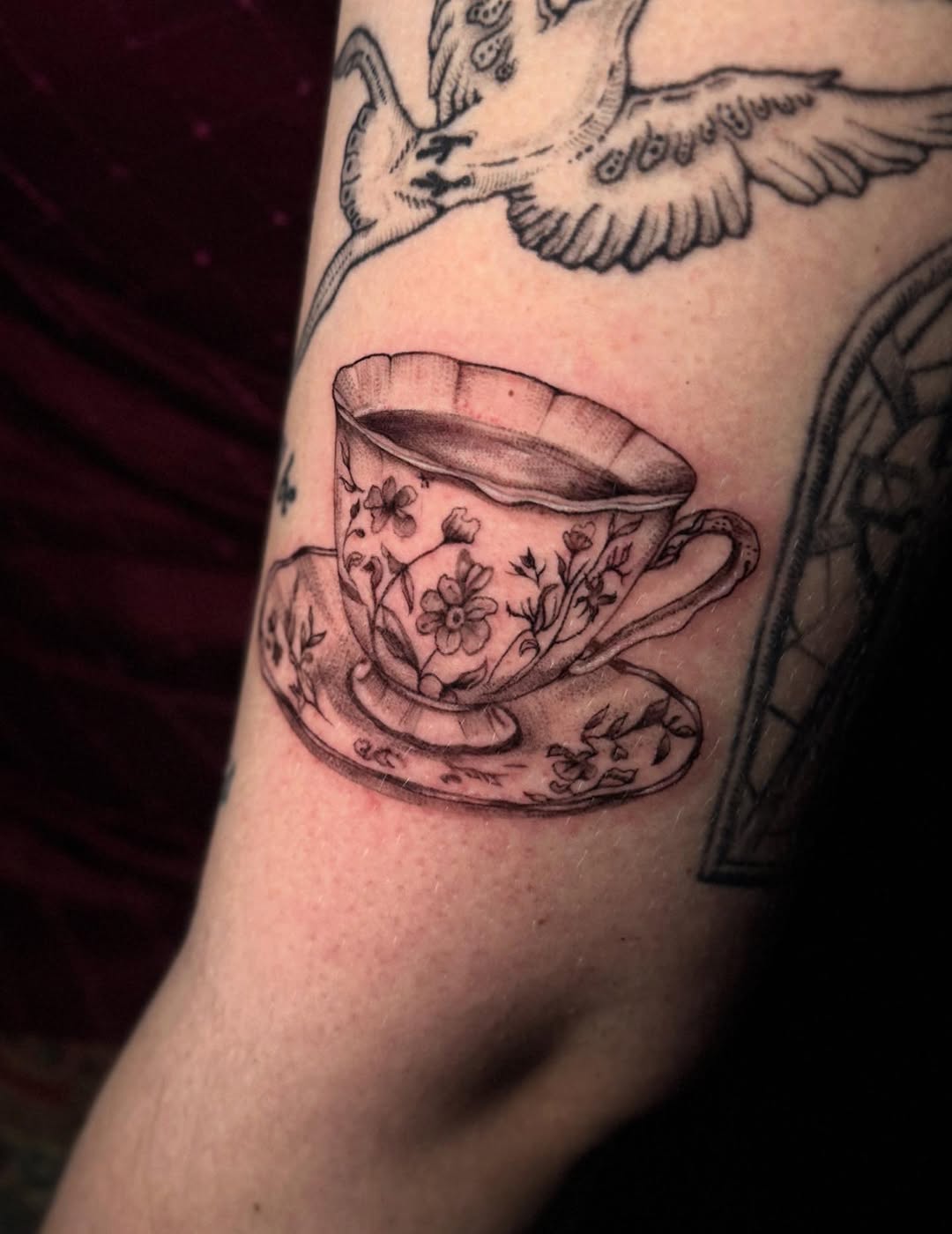 Tattoo by @needlenikki — black_and_grey, realism