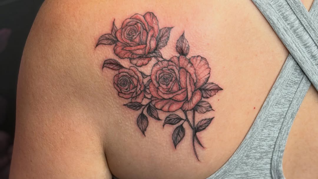 Tattoo by @vancleaveaesthetics — black_and_grey