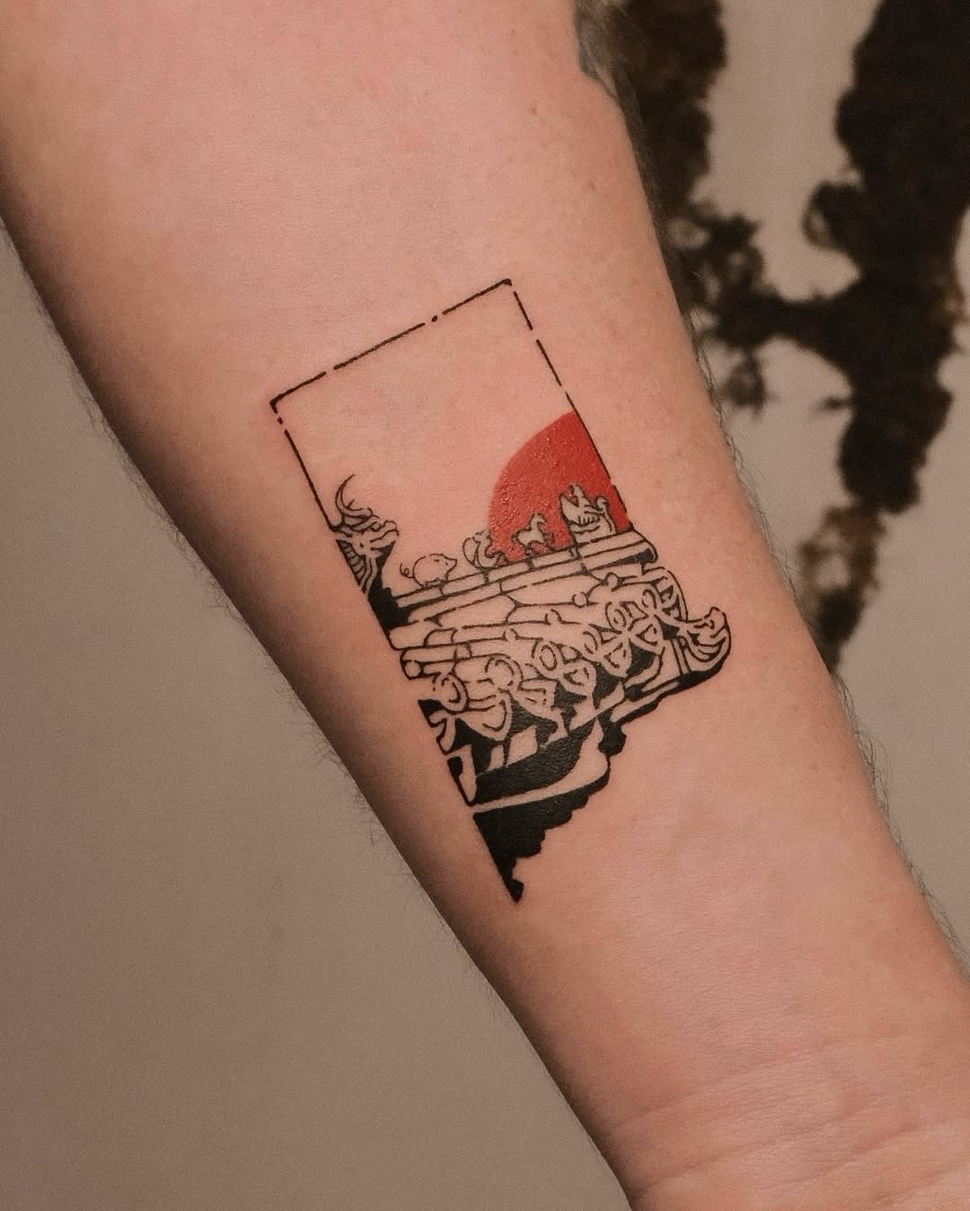 Tattoo by @wabisabi_ttt — blackwork, geometric