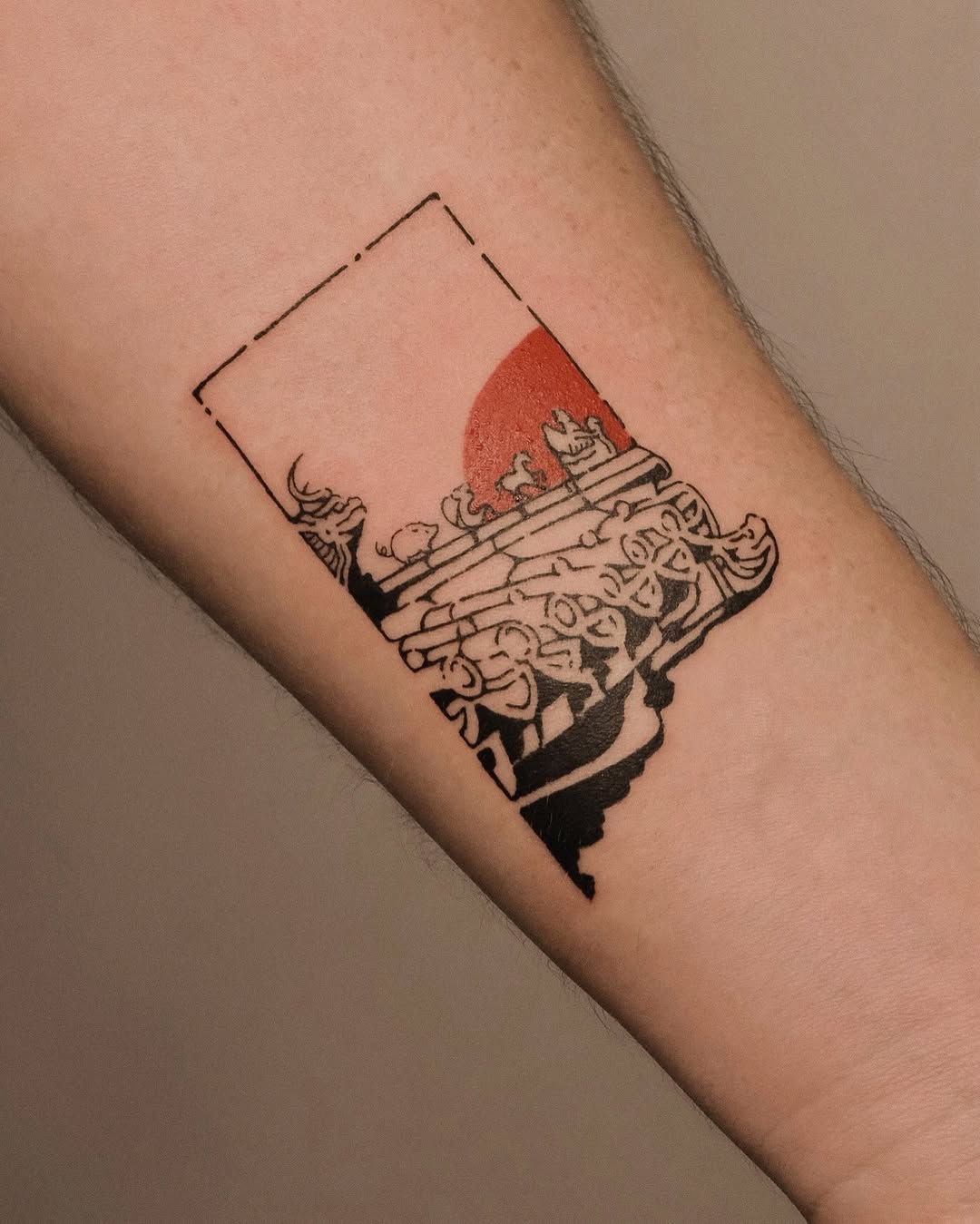 Tattoo by @wabisabi_ttt — blackwork, illustrative