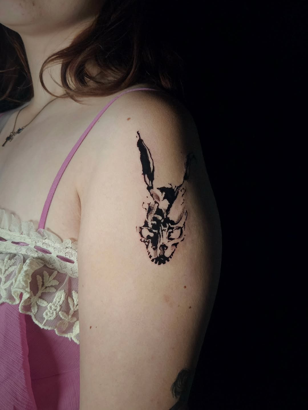 Tattoo by @vampire.varona — blackwork, illustrative