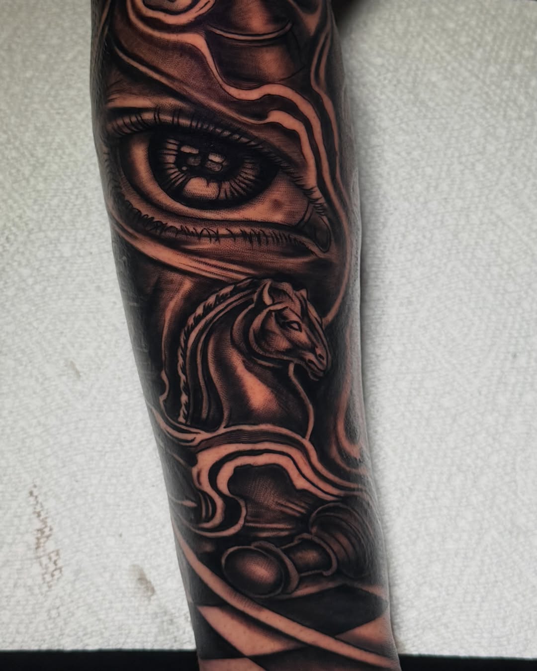 Tattoo by @inkdyou โ black_and_grey, realism