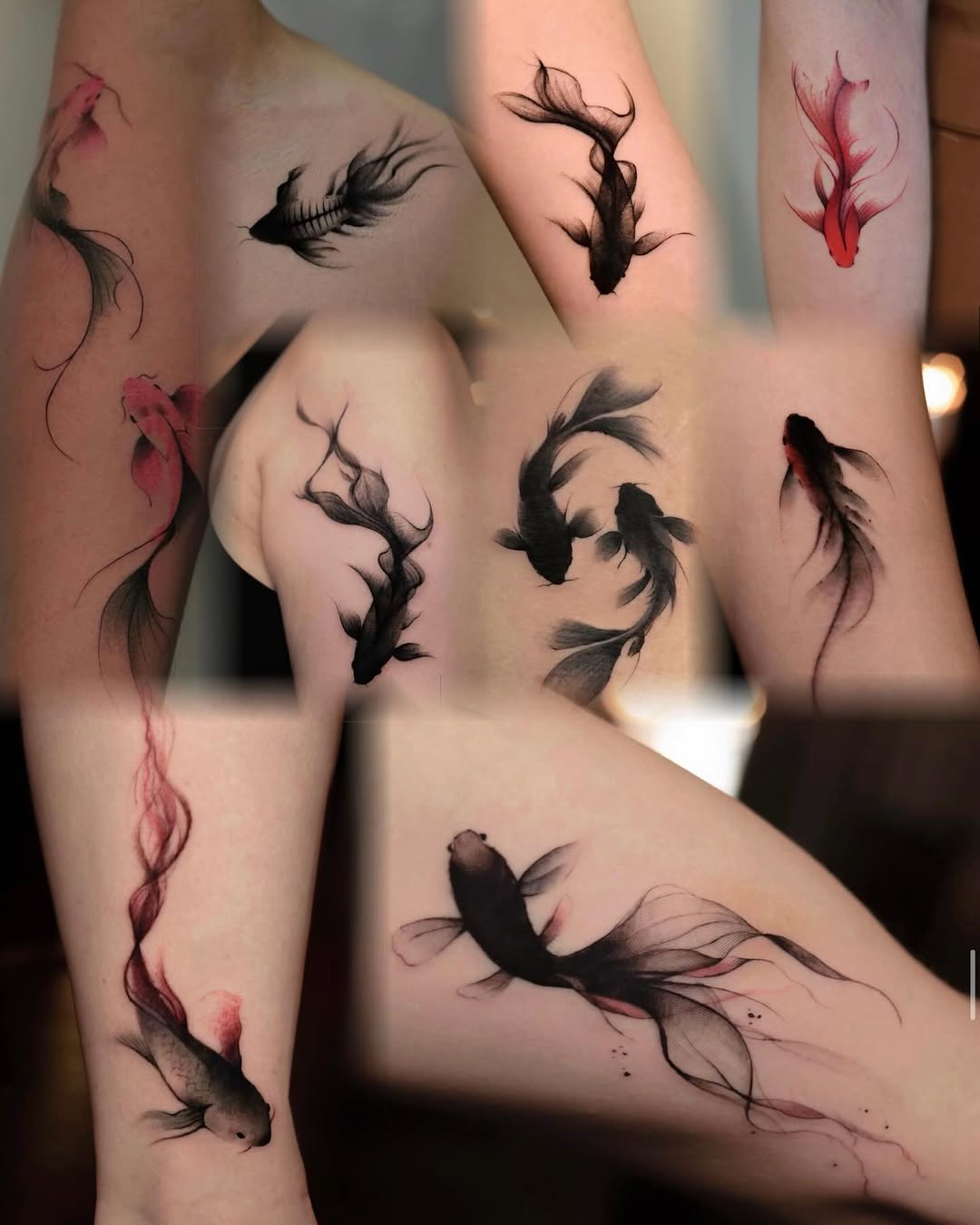 Tattoo by @mr.yang_tattoo โ fine_line, watercolor