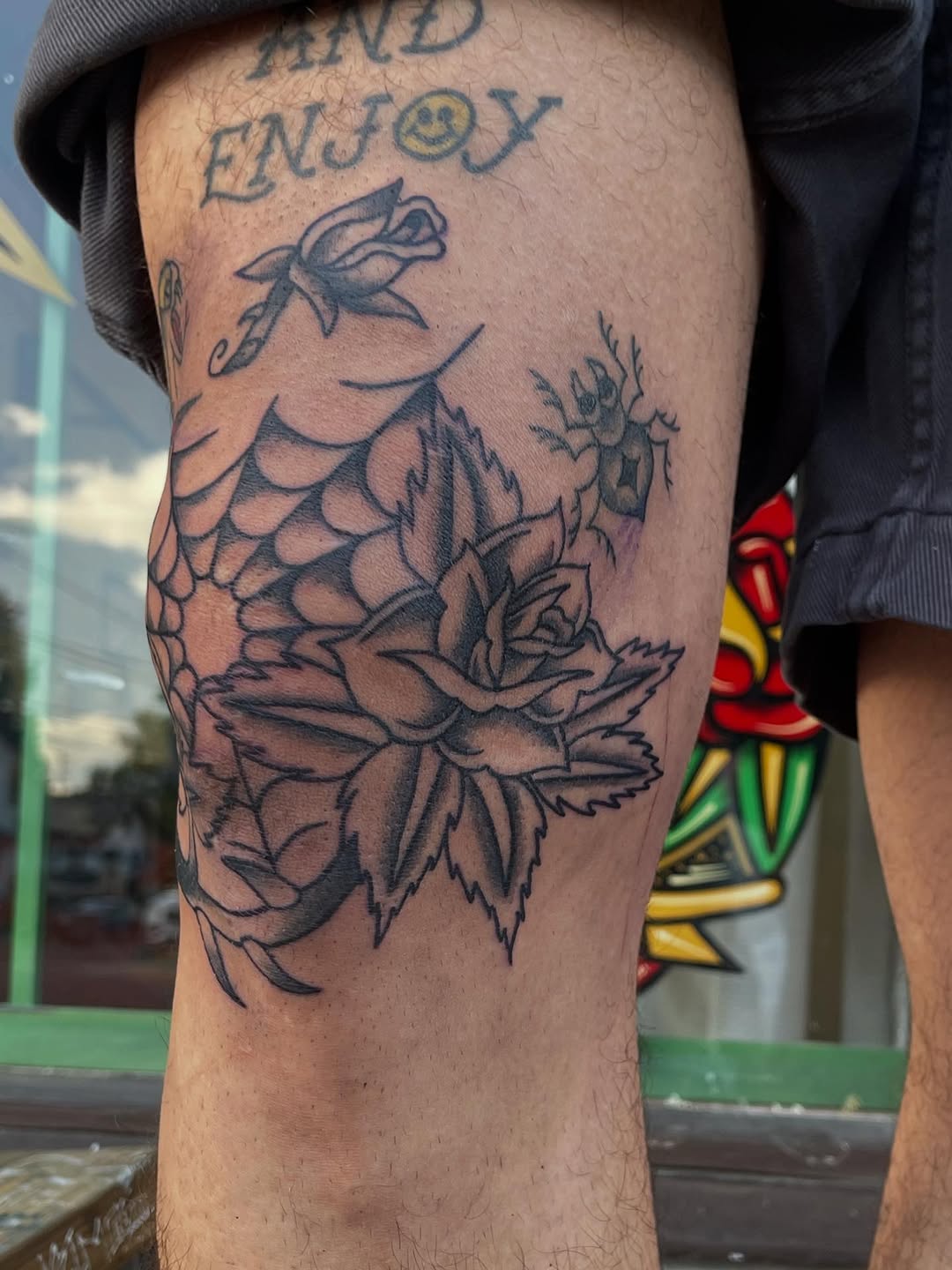 Tattoo by @_inkedbyj — american_traditional, black_and_grey