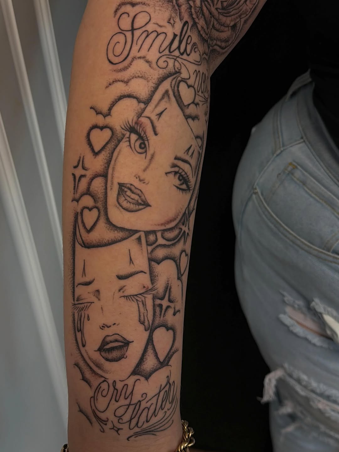 Tattoo by @corteztattoozz — chicano, lettering_script