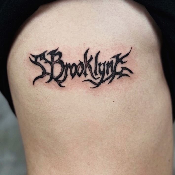 Tattoo by @cmillsink — lettering_script