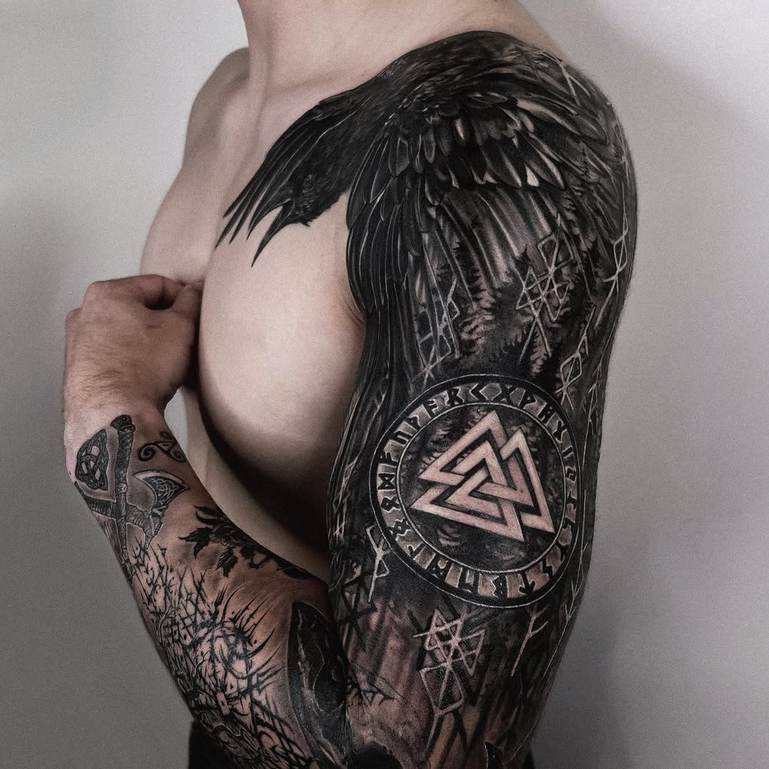 Tattoo by @tattooel_light โ black_and_grey, realism