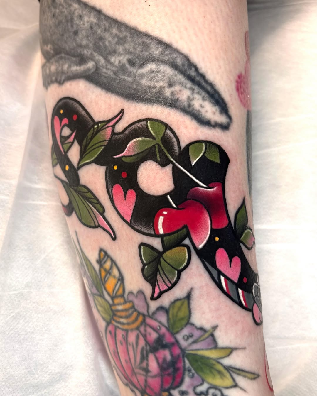 Tattoo by @ari_tattooer — american_traditional, illustrative