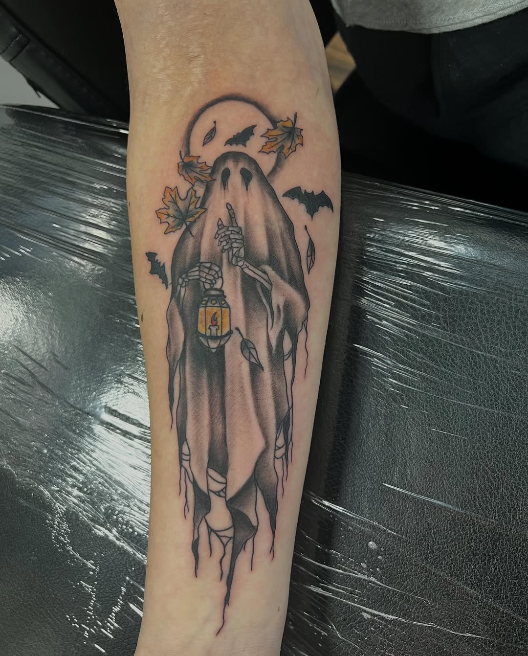 Tattoo by @shamrock_ink — illustrative, black_and_grey