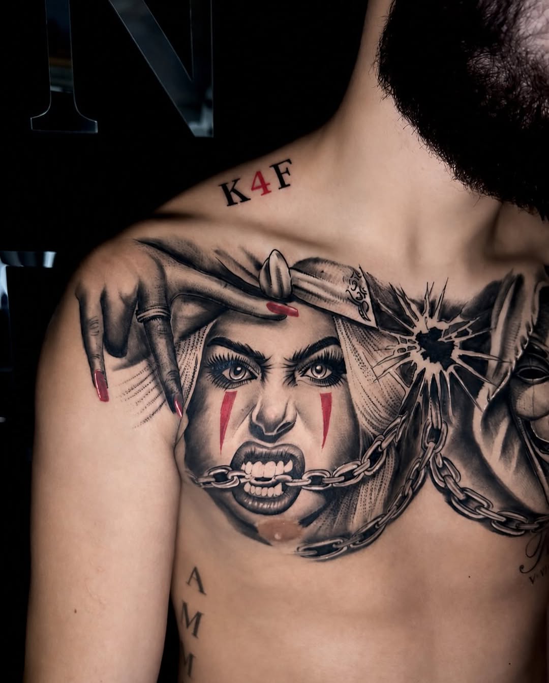 Tattoo by @inklulu_ — black_and_grey, realism