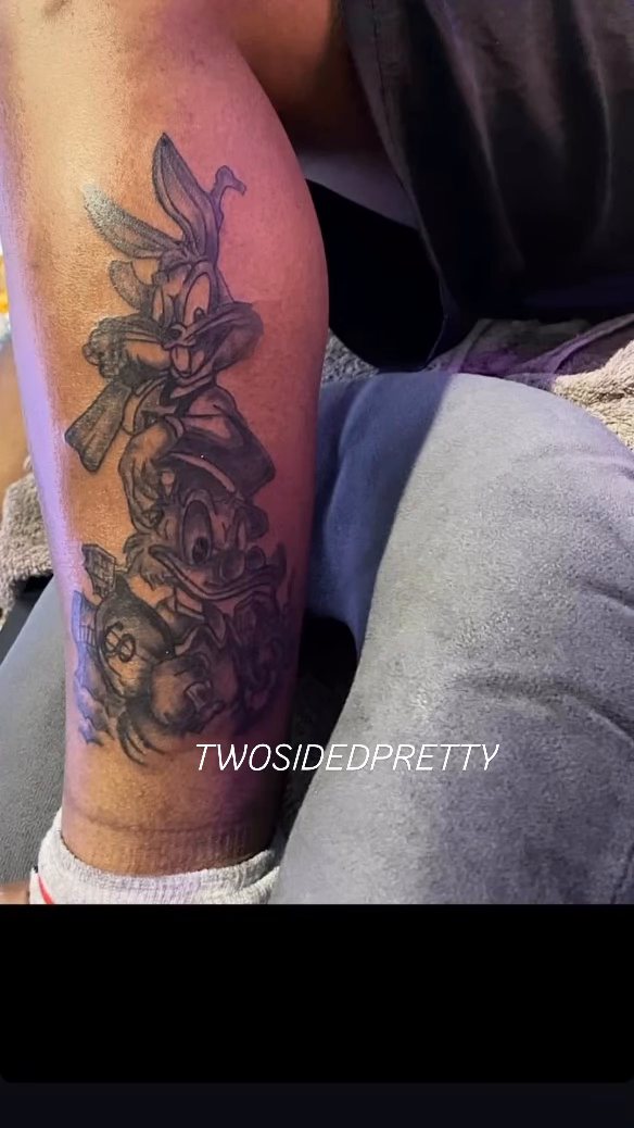 Tattoo by @twosidedpretty โ black_and_grey, realism