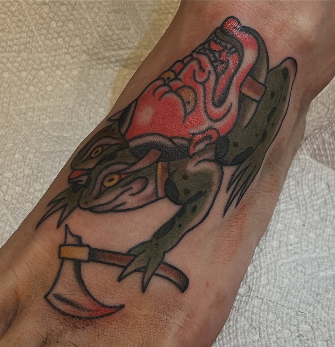 Tattoo by @augustbtattoos — american_traditional, illustrative