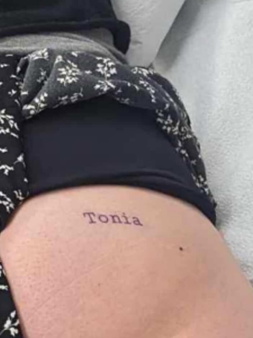 Tattoo by @witching.hourrr โ lettering_script, fine_line