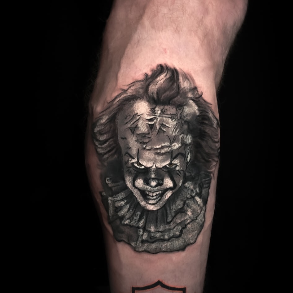 Tattoo by @tyhamiltontattoos โ realism, black_and_grey