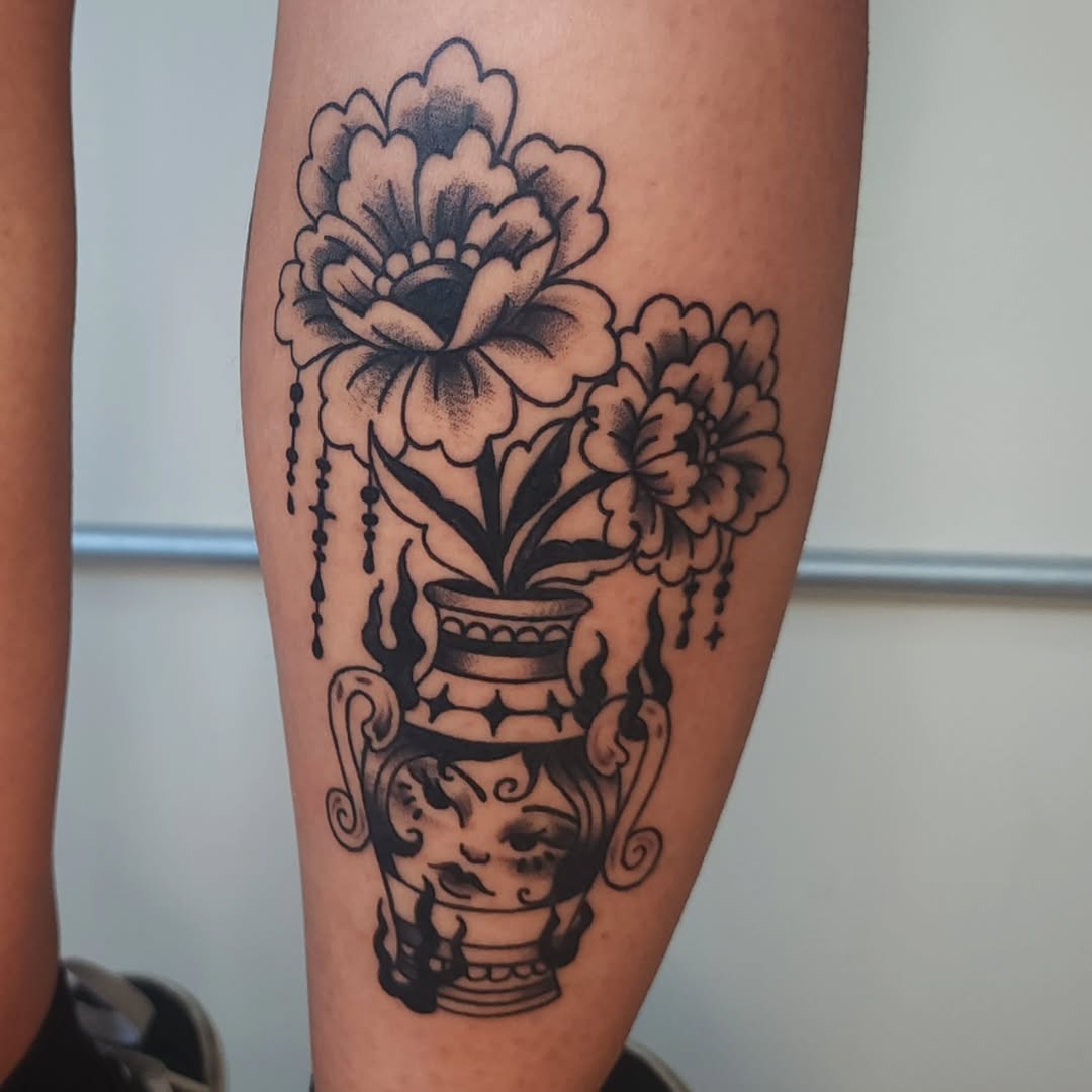 Tattoo by @maxinestewart — american_traditional, illustrative