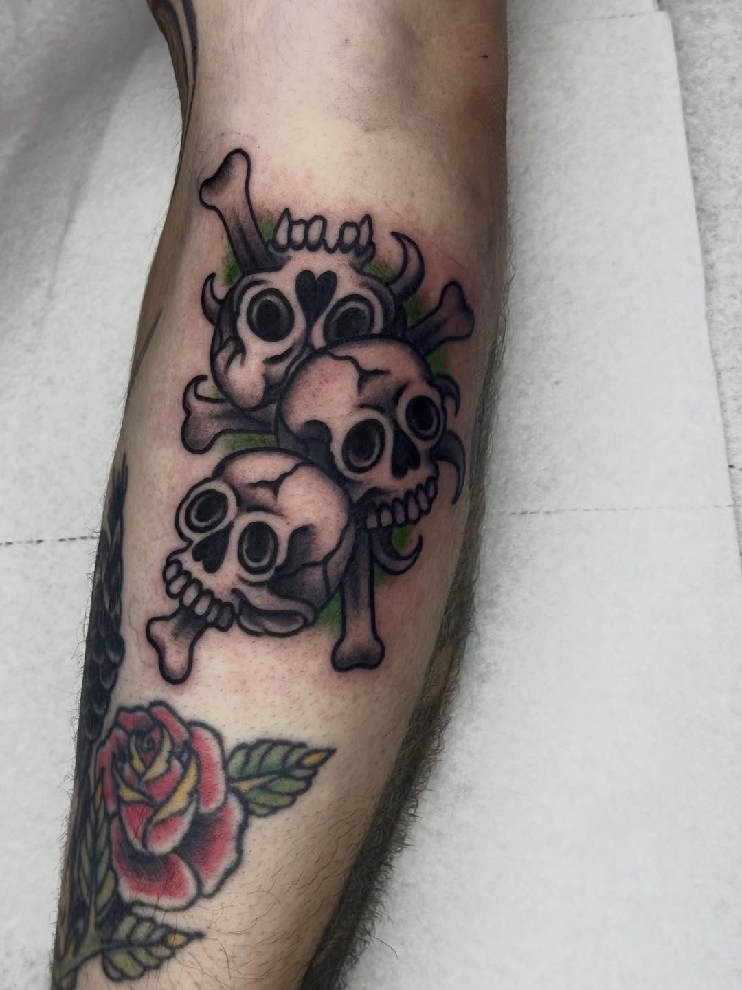 Tattoo by @domlibretti — american_traditional, illustrative