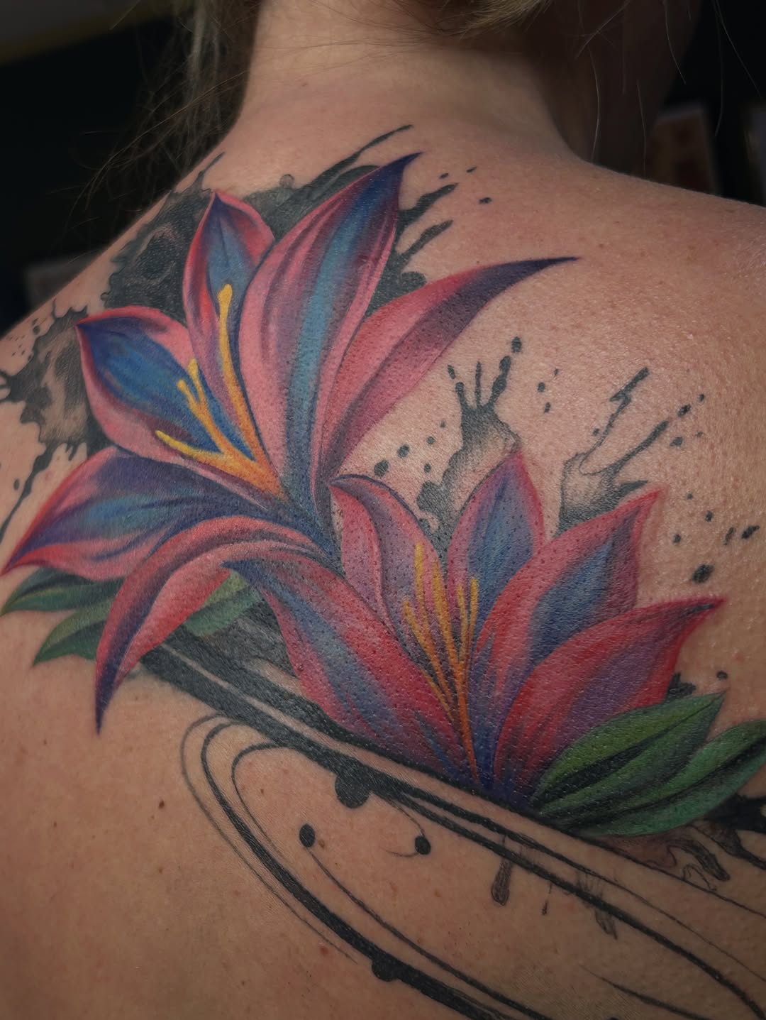 Tattoo by @eternalskye.art — realism, watercolor