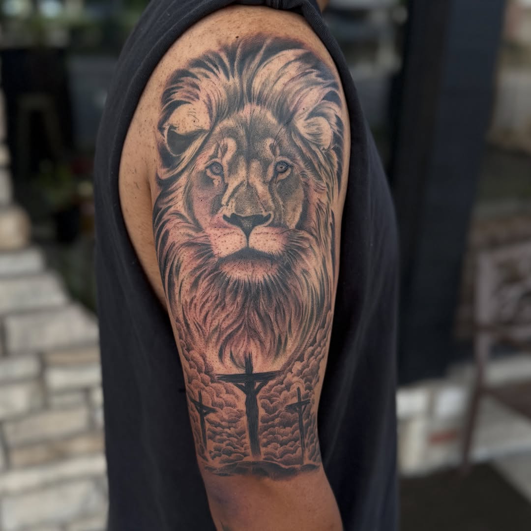 Tattoo by @ambergram_chicago — realism, black_and_grey