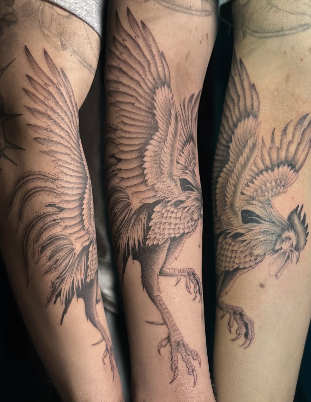Tattoo by @tatsxval β realism, black_and_grey