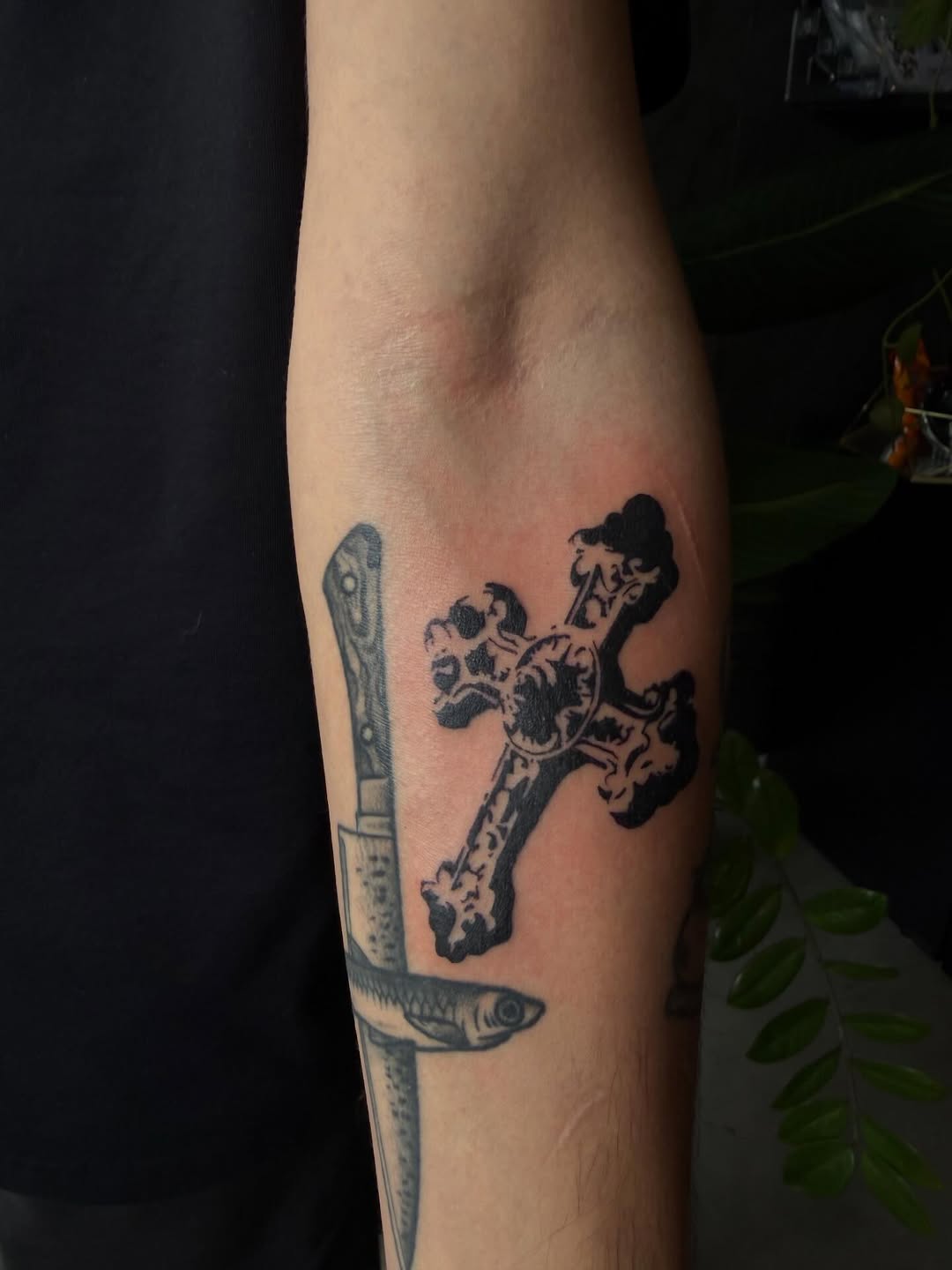 Tattoo by @lack.work — blackwork, illustrative