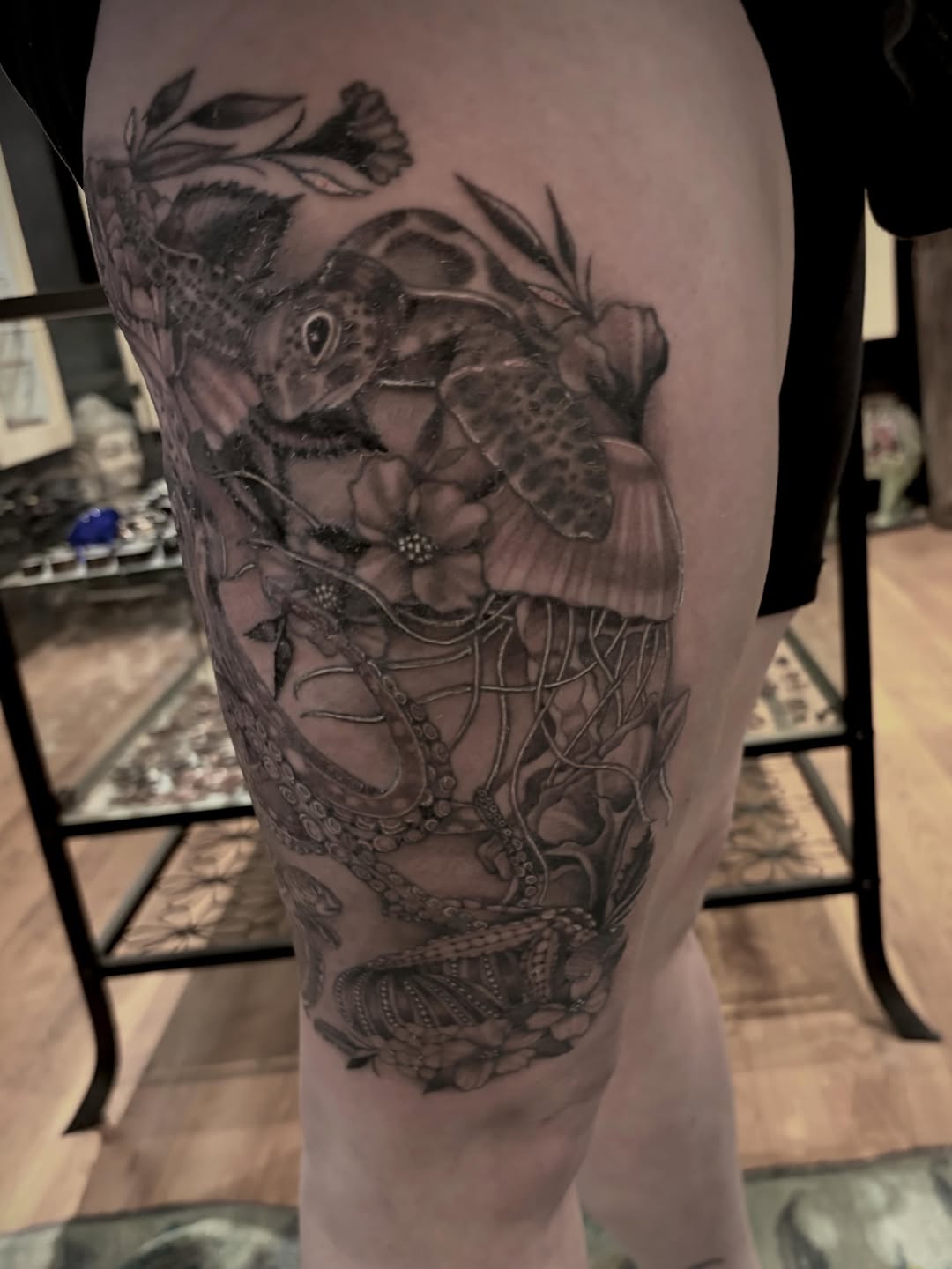 Tattoo by @ghostlife — realism, black_and_grey