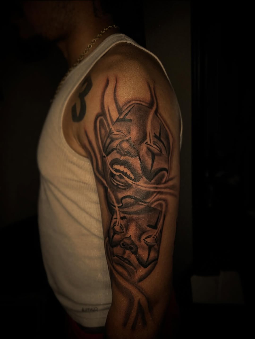 Tattoo by @tattsbyleek โ chicano, black_and_grey
