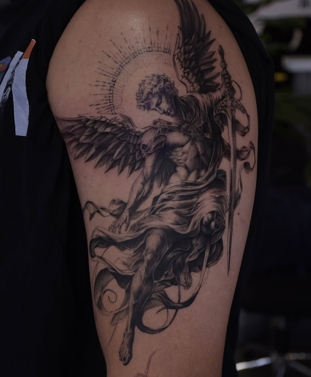 Tattoo by @gary.tattooer — realism, black_and_grey