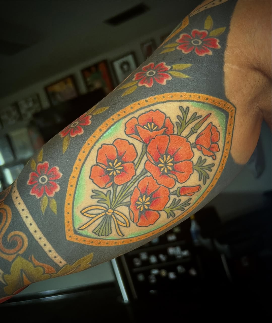 Tattoo by @taylorthetattooer โ american_traditional, blackwork
